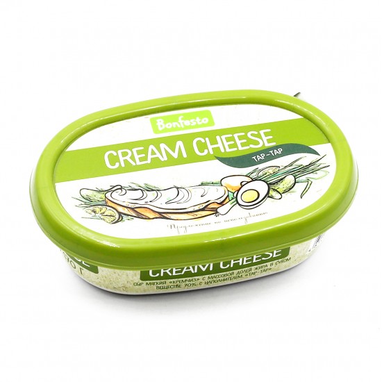 Сыр мягкий «CREAM CHEESE», м.д.ж 70% ,с наполнителем «Тар-тар»