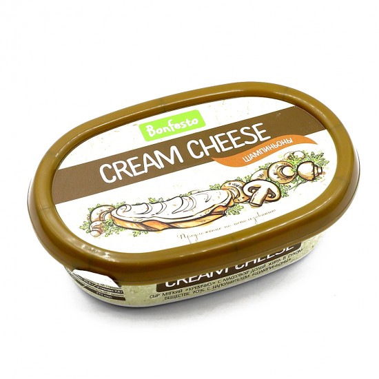 Сыр мягкий «CREAM CHEESE», м.д.ж 70% , с шампиньонами