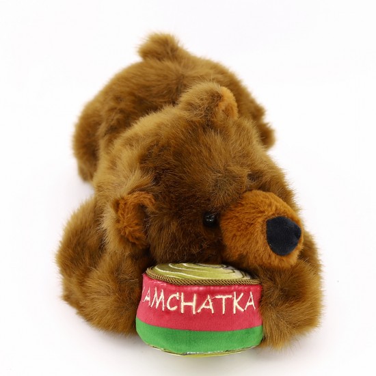 Мягкая игрушка «Медведь лежит с икрой»